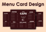 design an attractive restaurant menu design